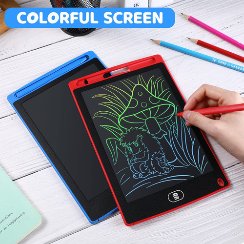 Tableta De Escritura Lcd 8.5 Pulgadas Para Niños Azul 32 Pie