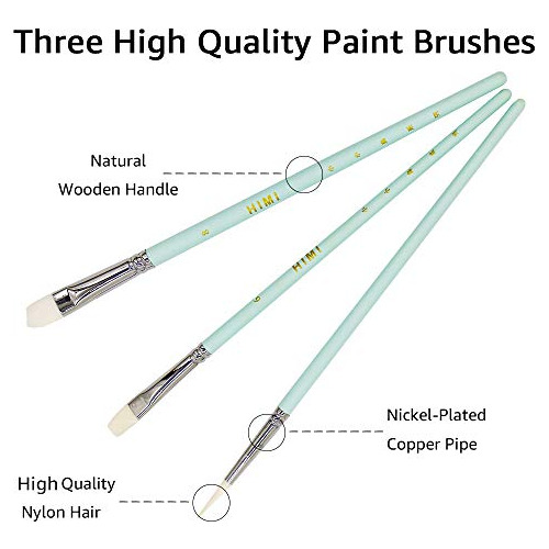 Set De Pintura Gouache Himi, 24 Colores X 30 Ml/1 Oz Co...