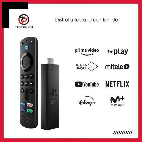 Amazon Fire Tv Stick 4k Comando Voz Original Sellado + Alexa