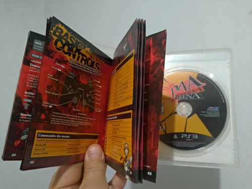 Jogo Ps3 Persona4 Arena P4a Semi-novo Completo Raro Leia ! (Usado)