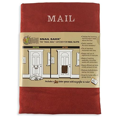 Mail Catcher For Mail Slots Red. No More Mail On The Fl...