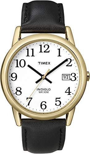Timex #t2h291 Reloj Analógico Indiglo Easy Reader Para Hombr