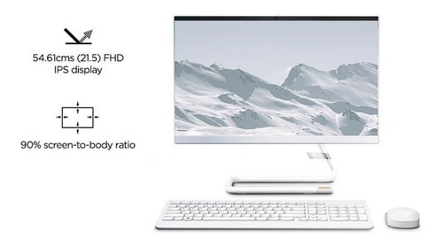 Imagen 2 de 6 de Aio Todo En Uno Lenovo Core I3 10100t 12gb 1tb+250gb 21.5fhd