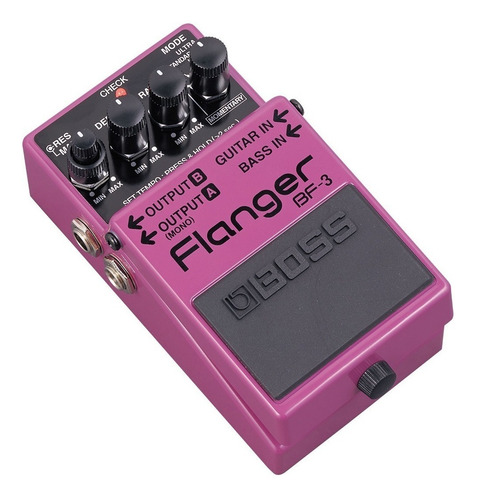 Imagen 2 de 5 de Pedal de efecto Boss Flanger BF-3 violeta