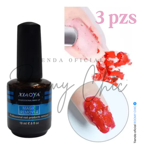 3 Piezas Remover Magic/quita Gel Acrílico Xiaoya