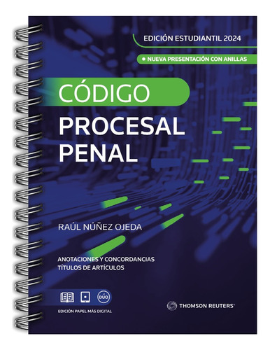 Código De Procesal Penal 2024  Edición Estudiantil- Tr