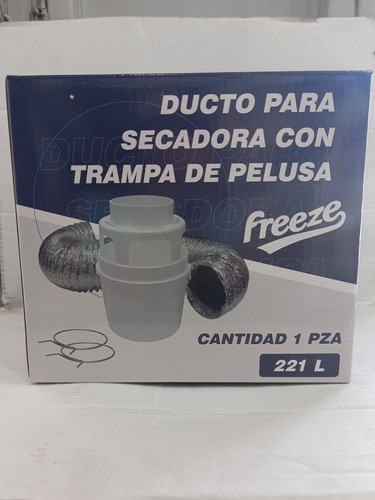 Ducto Para Secadora Con Trampa Para Pelusa