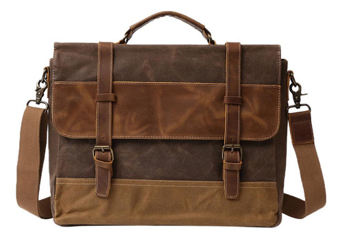 De Hombro De Material Cuero Hombres De Satchel La