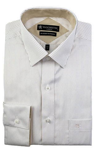 Camisa Vestir M/ L Rayas Manchester Caballero 604