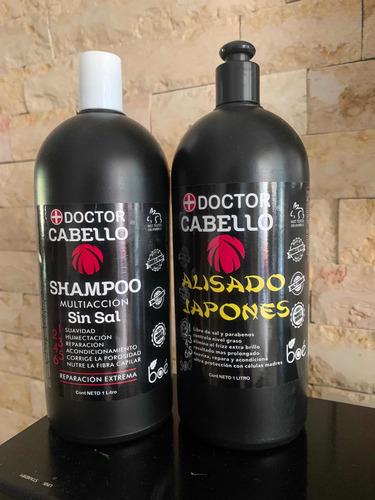 Imagen 2 de 2 de Alisado Japonés Doctor Cabello (pasó 1 Y 2 ) Ambos De Litro