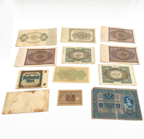 Billetes Marcos Noteheld Alemanes (lote) - Numismatica (Usado)