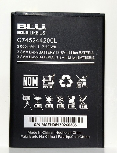 Bateria Blu Studio J2 C745244200l