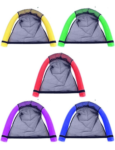 Kit 5 Cadeira Flutuante C/ Boia Espaguete Master + Frete