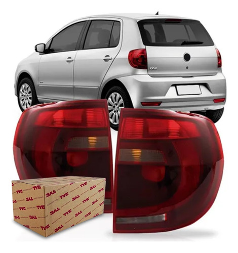 Lanterna Traseira Fox 2010 2011 2012 2013 2014 Fume Tyc Motorista