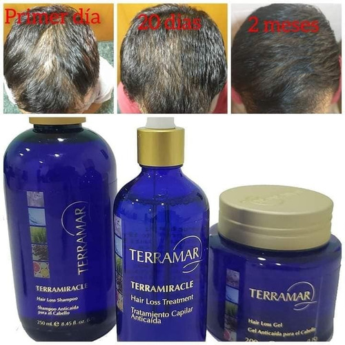 Set Anti Caída Shampoo Y Tratamiento Terramar + Gel