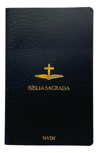 Nova Versão Internacional da Bíblia Sagrada com Índice Cor Negro de Editora CPP em Português Capa Mole