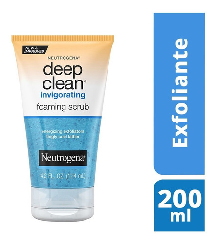 Exfoliante Facial Energizante Neutrogena Deep Clean 124 Ml