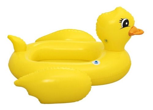Silla Inflable Funspeakers Duck Para Bebe Mod.34151 Color Amarillo