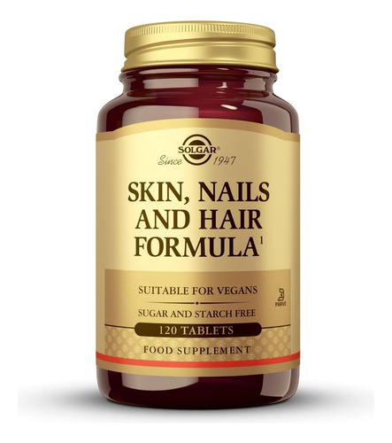 Solgar Skin, Nails & Hair, Advanced Msm Formula, 120 Tabl...
