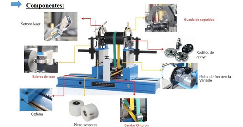 Imagen 4 de 12 de Balanceadora Dinamica De 160kgs Rotores, Impulsores,turbin