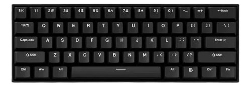 Teclado Gamer Mchose Ace 68 Rgb 68% Com Ice Jade Switch Preto Inglês Us