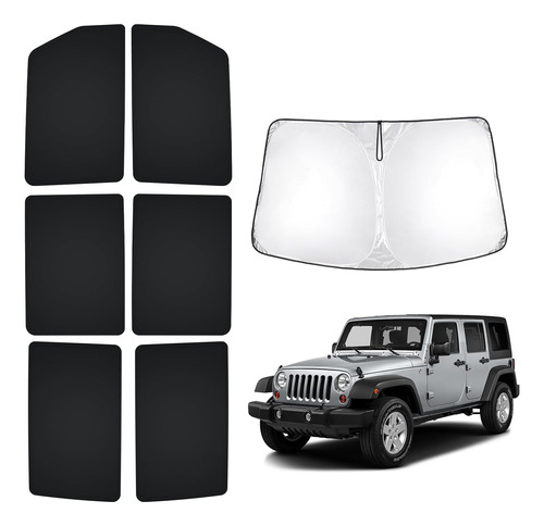 Parasol De Privacidad Personalizado Para Jeep Wrangler 2007-