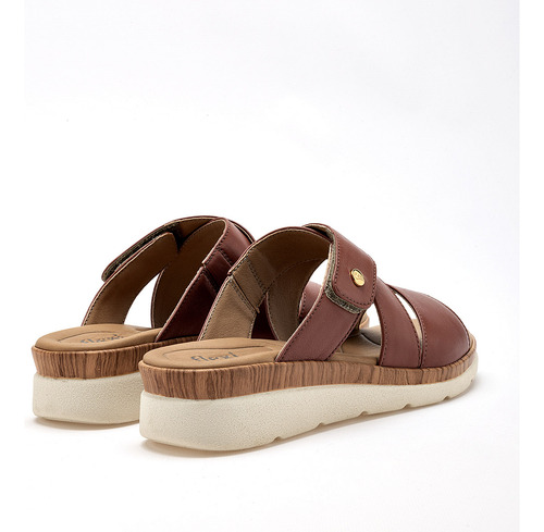 Sandalias Plataforma Mujer Flexi Camel 132-181