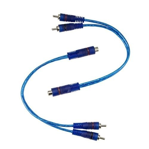 2 X 3.5m M Rca Cable De Audio  Y  Adaptador Divisor 1 Hembra