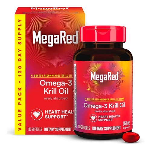 Shiff Megared 350mg Superior Omega-3 Krill Oil X 120 Cáps