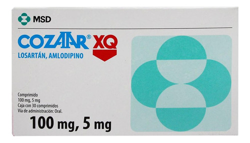 Cozaar Xq 100 / 5 Mg Caja Con 30 Comprimidos