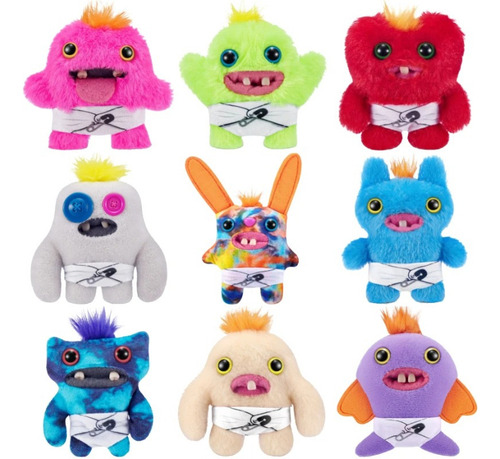 A Juguetes De Peluche Fuggler Mcgoo Con Dientes Abiertos,