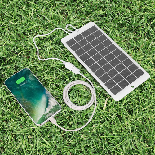 Panel De Carga Solar De 4,5 W Y 5 V, Cargador Solar Para Ext