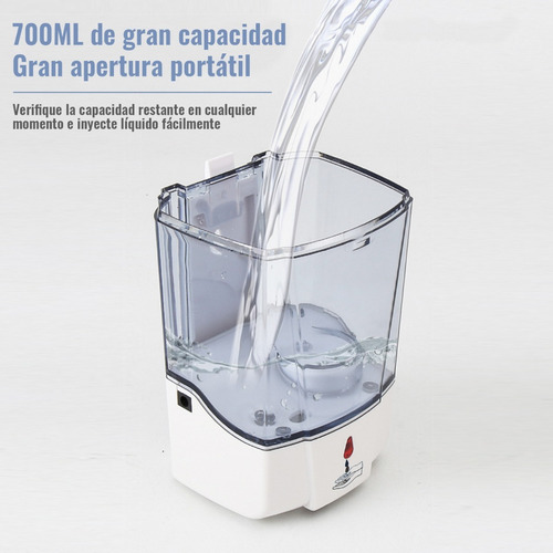 Imagen 7 de 7 de Dispensador Automático Despachador Gel Jabón Durable