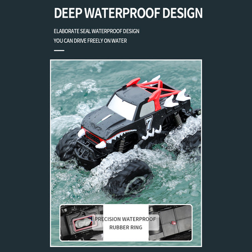 S+ Coche Y Barco Con Control Remoto Anfibio 1/16 4wd For
