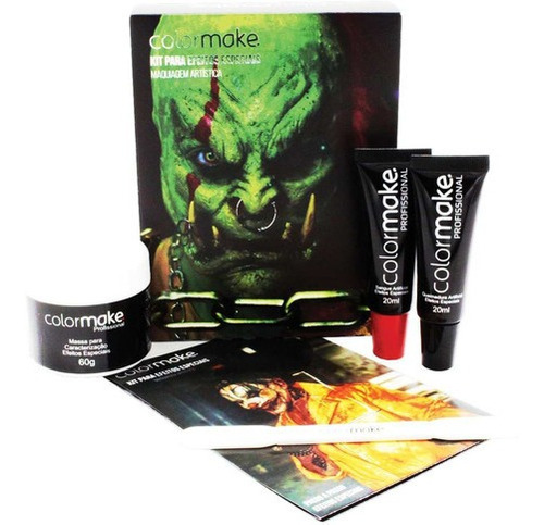 Pintura Facial Kit Efeitos Especiais Profis. - Colormake Cor Colorido