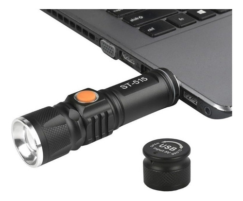 Linterna Recargable Led Tactica Usb Militar