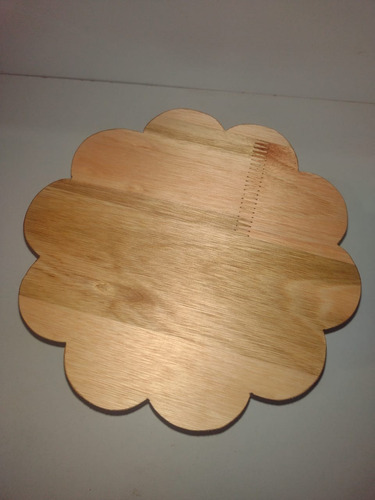 Base Candy Bar, Flor, Madera Maciza Eucalipto 24cm Marrón