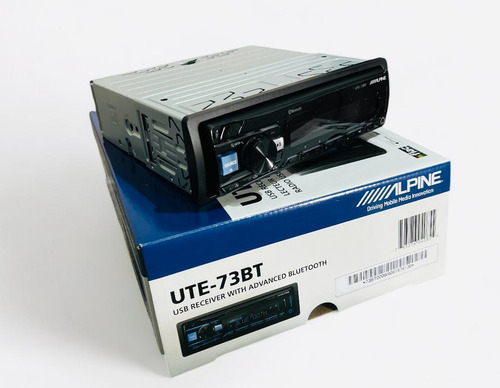 Autoestereo Alpine Bluetooth Multicolor Usb Mp3 Ute-73bt