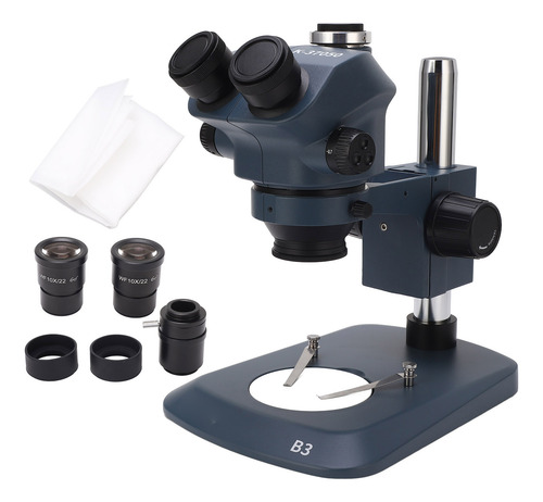 Microscopio Confocal Estéreo Trinocular 7x A 50x Wf10x22 Mm