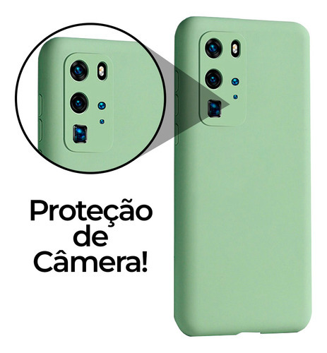 Capa Protege Câmera Silicone Compatível iPhone 7, 8, Se Cor Hibisco