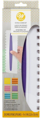 Juego De Peines Alisador Para Glaseado Wilton 417-1154
