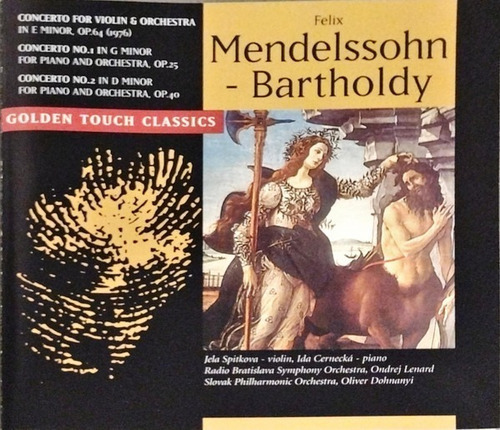 Mendelssohn-bartholdy-concerto For Violin & Cd Impecable I 