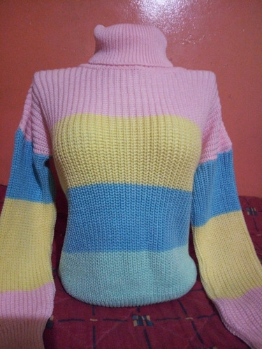 Sweater Dama En Lana, Clima Frío 