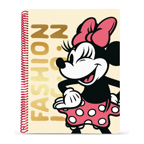 Cuaderno Universitario A4 Mooving Rayado Minnie Mouse 