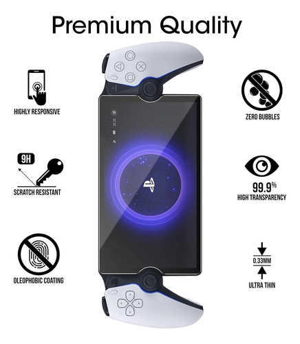 Protectores De Pantalla 3x Para Ps Portal Remote Player De 8