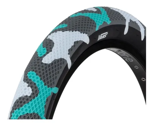 Par Llantas 20 Bmx Cult X Vans 2.4 Camo Menta Env o gratis