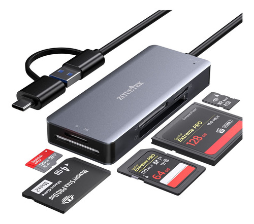 Lector De Tarjetas Sd Usb C Usb3.0, Lector De Tarjetas Multi