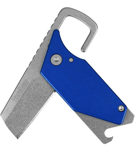 Cuchillo Navaja Plegable Kershaw Multifuncion De 1.6  Azul