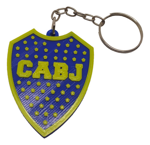 Pack 5 Llaveros Colgantes De Boca Juniors Cabj