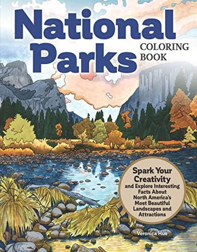 Libro: National Parks Coloring Book: Spark Your Creativity